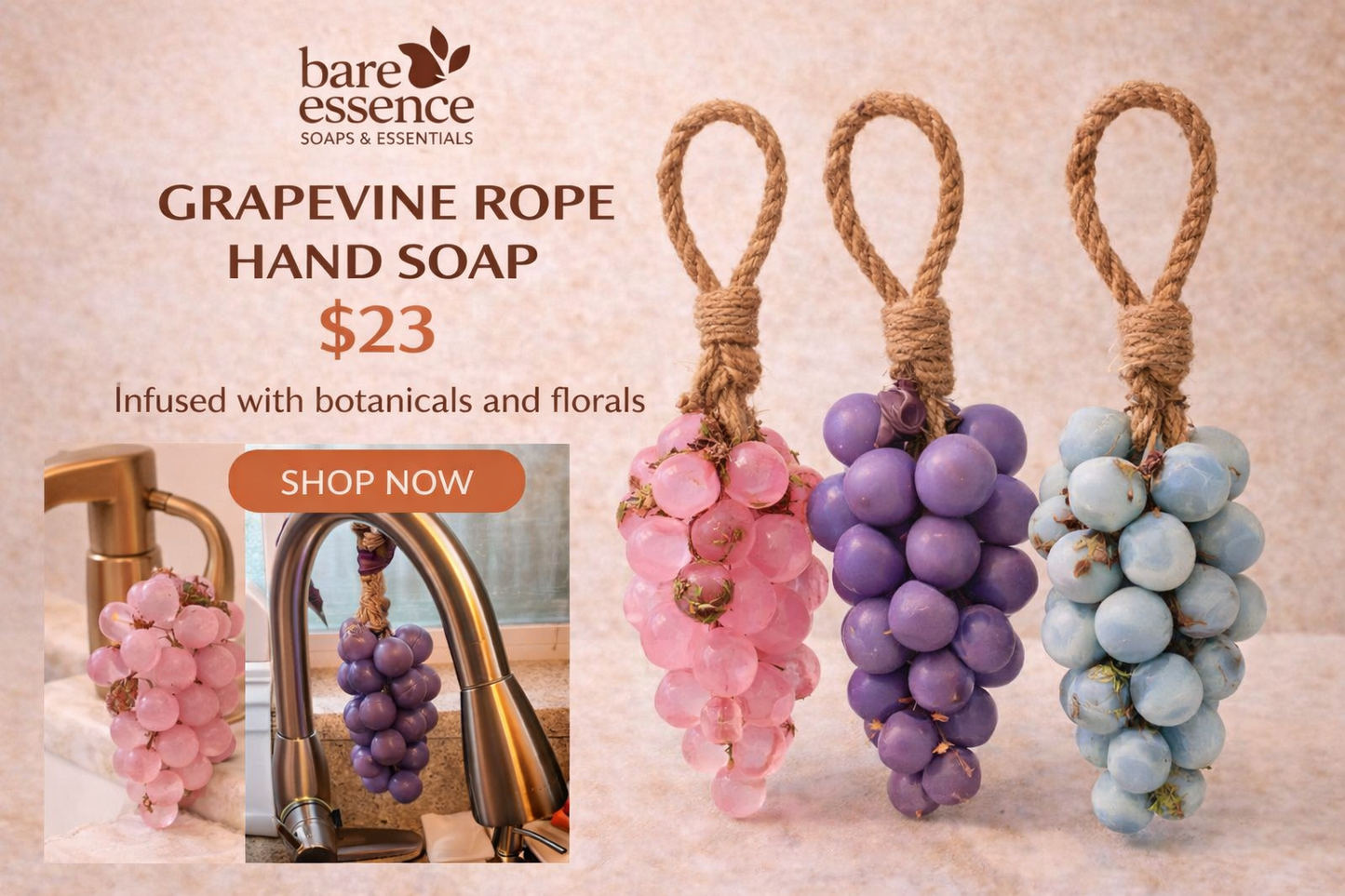 Grapevine Rope Handsoap